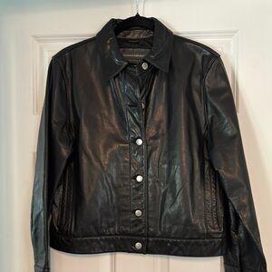 Women's Black Leather Jacket